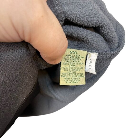 Rustic Ridge Men's Soft Shell Hunter's Full Zip Fleece Jacket Men’s XXL Gray - Picture 6 of 9